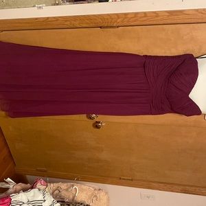 Strapless dressy collection dress - work once and dry cleaned